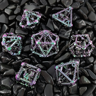 Hollow Multi -Noodle Metal Dice Flying Dragon Dungeon And Dragon DND