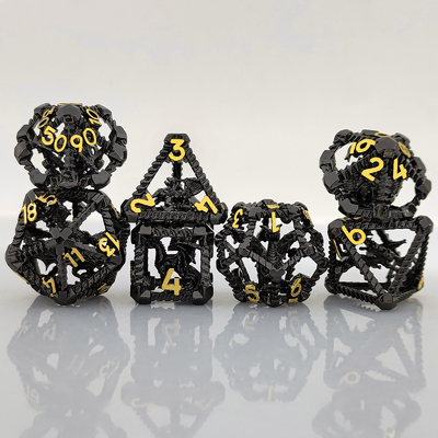 Hollow Multi -Noodle Metal Dice Flying Dragon Dungeon And Dragon DND