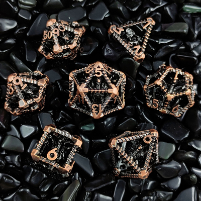 Hollow Multi -Noodle Metal Dice Flying Dragon Dungeon And Dragon DND