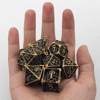 Octopus Hollow Metal Multi Face Dice Set Budemen Dungeon And Dragon DND