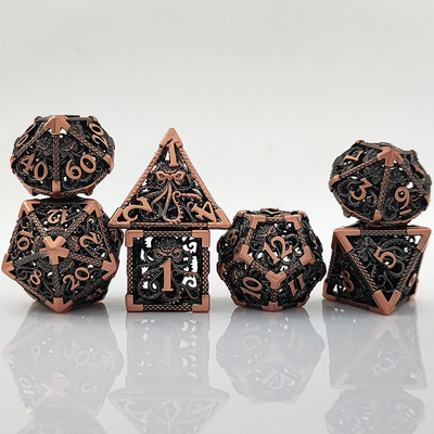 Octopus Hollow Metal Multi Face Dice Set Budemen Dungeon And Dragon DND