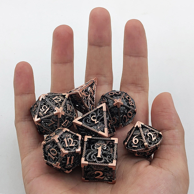 Octopus Hollow Metal Multi Face Dice Set Budemen Dungeon And Dragon DND