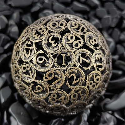 Panlong Hollow 100D Metal Dice Set Dungeon And Dragon DND#RPG#COC
