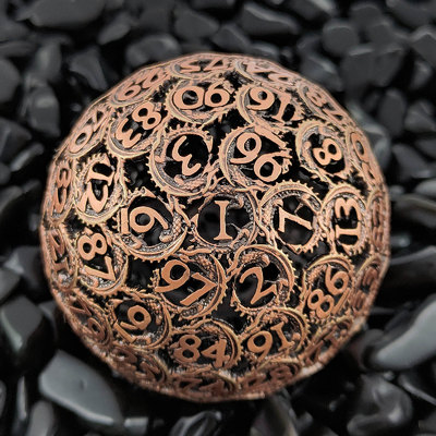 Panlong Hollow 100D Metal Dice Set Dungeon And Dragon DND#RPG#COC