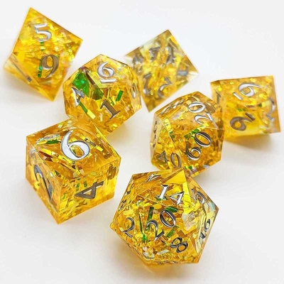 Color Strip Multi Faceted Resin Dice Gate Dungeon And Dragon DND#COC