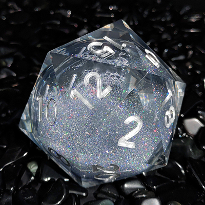 20D Single Resin Running Sand Dice Set Cruzu'S Call RPG#DND#Coc