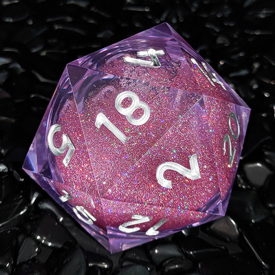 20D Single Resin Running Sand Dice Set Cruzu'S Call RPG#DND#Coc