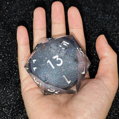 20D Single Resin Running Sand Dice Set Cruzu'S Call RPG#DND#Coc