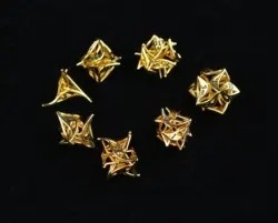 Geely Flower Hollow Metal Dice Set RPG Dragon And Dungeon DND