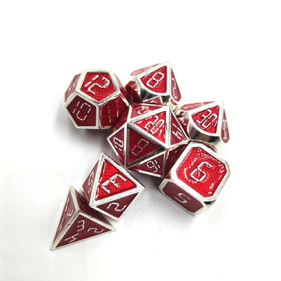 Time Digital Solid Metal Dice Dragon And Dungeon DND RPG COC
