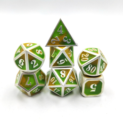 DND RPG Mini Metal Dice Running Group Game  For Board Games Multi -Face