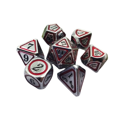 Antique Bronze Metal Dice Set Fifth Person Gaming Color Stray Earth Alloy Dice