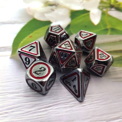 Antique Bronze Metal Dice Set Fifth Person Gaming Color Stray Earth Alloy Dice