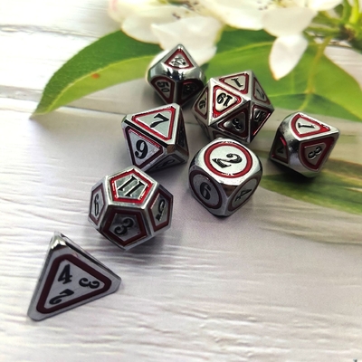 Antique Bronze Metal Dice Set Fifth Person Gaming Color Stray Earth Alloy Dice