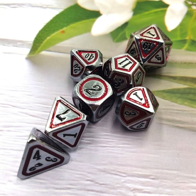 Antique Bronze Metal Dice Set Fifth Person Gaming Color Stray Earth Alloy Dice