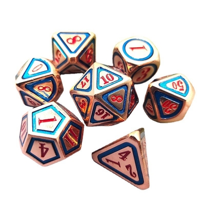 DND RPG Solid Metal Dice Suits Electro Swimming Technology Wandering Earth