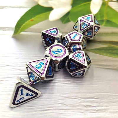 DND RPG Solid Metal Dice Suits Electro Swimming Technology Wandering Earth