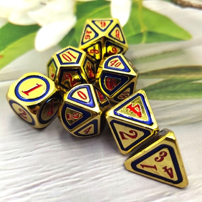 DND RPG Solid Metal Dice Suits Electro Swimming Technology Wandering Earth