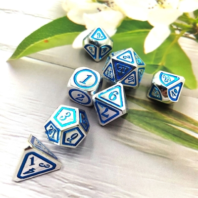 DND RPG Solid Metal Dice Suits Electro Swimming Technology Wandering Earth