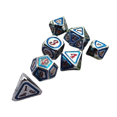 DND RPG Solid Metal Dice Suits Electro Swimming Technology Wandering Earth