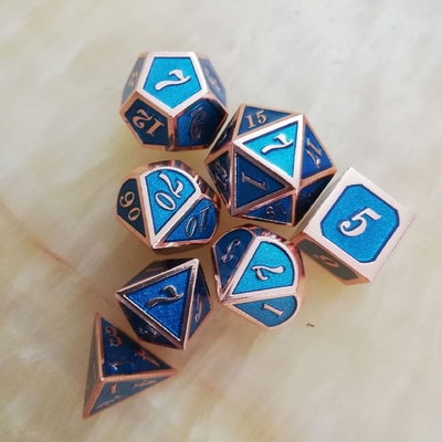 Enamel Crafts Solid Metal Dice Set Bude Men'S Door Cruch DND RPG