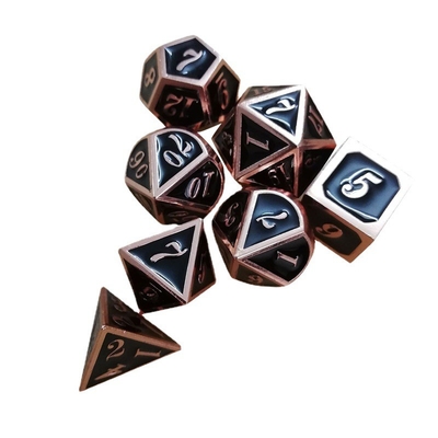 Enamel Crafts Solid Metal Dice Set Bude Men'S Door Cruch DND RPG