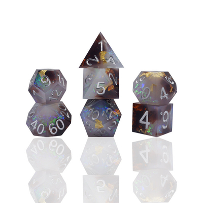 Green Resin Digital Dice Set Multi -Faceted Tablet Game Dice#Rpg#Dnd#Coc