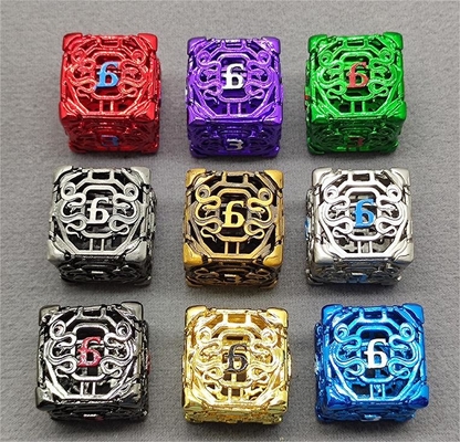 Chongtian Snake Hollow Metal Dice Set Multi -Faceted Table Game #Dnd#Rpg#Coc