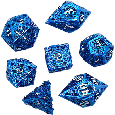 Chongtian Snake Hollow Metal Dice Set Multi -Faceted Table Game #Dnd#Rpg#Coc