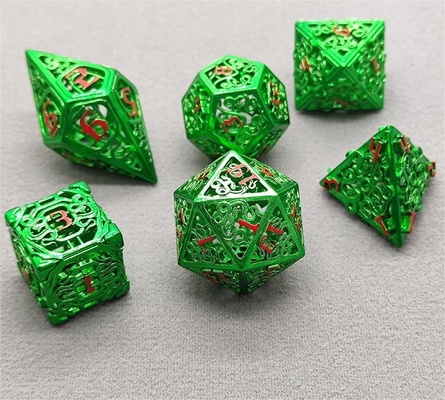Chongtian Snake Hollow Metal Dice Set Multi -Faceted Table Game #Dnd#Rpg#Coc