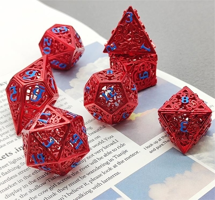 Chongtian Snake Hollow Metal Dice Set Multi -Faceted Table Game #Dnd#Rpg#Coc