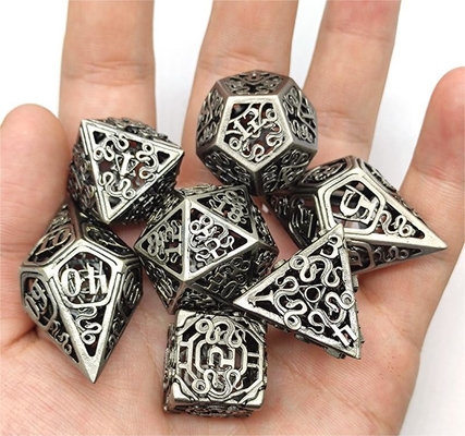 Chongtian Snake Hollow Metal Dice Set Multi -Faceted Table Game #Dnd#Rpg#Coc
