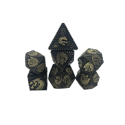 Folk -Scales Metal Dice Multi -Noodle Board Game Set#Dnd#Rpg#Coc