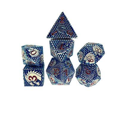 Folk -Scales Metal Dice Multi -Noodle Board Game Set#Dnd#Rpg#Coc