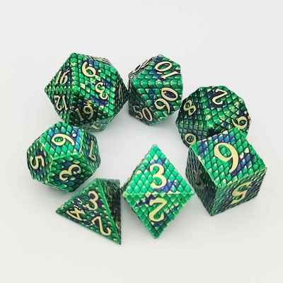 Python Texture Metal Dice Set  Multi Face Desktop Game#Dnd#Coc