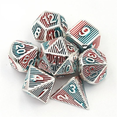 Digital Metal RPG Dice Color Vertical Strip Dnd Coc Luxury style