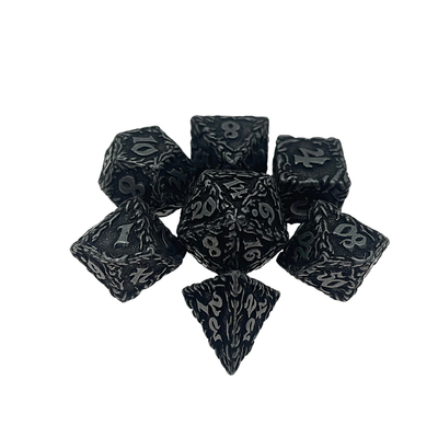 White Tree Vine Metal Multi Face Dice Set Desktop Game#Dnd#Rpg#Coc