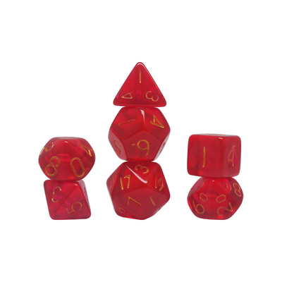 Candy color natural resin character plays dice set dnd dice