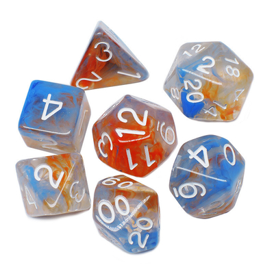 Two Strands Of Smoke Add Together Resin RPG Dice Desktop Game Dice Set