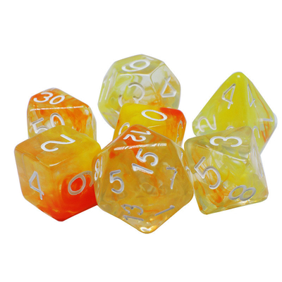 Two Strands Of Smoke Add Together Resin RPG Dice Desktop Game Dice Set