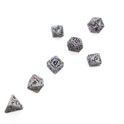 Eagle solid metal multi -face role -playing dice suit World of Warcraft