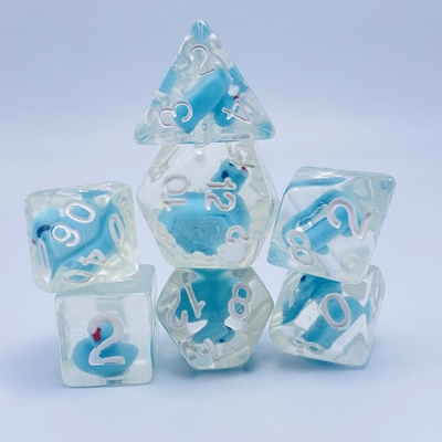 Duckling Natural resin multi -noodle table game dice set dnd dice