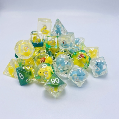 Duckling Natural resin multi -noodle table game dice set dnd dice