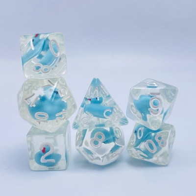 Duckling Natural resin multi -noodle table game dice set dnd dice