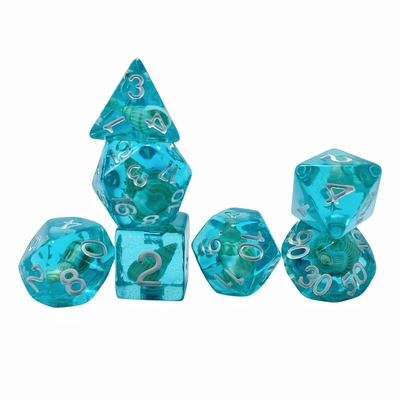 conch resin board game dice set dnd dice