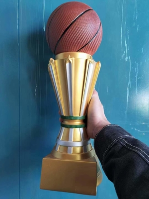 Sports Competition Resin Trophy With Customize Logo