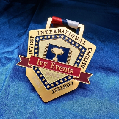 Marathon Metal Medal For Occasions And Events Metal Lapel Pin Fading Resistant