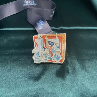 Marathon Metal Medal For Occasions And Events Metal Lapel Pin Fading Resistant