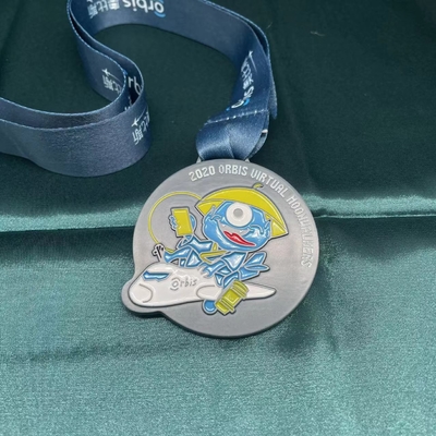 Marathon Metal Medal For Occasions And Events Metal Lapel Pin Fading Resistant
