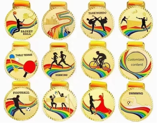Wear Resistant Metal And Resin Medals Custom Logo